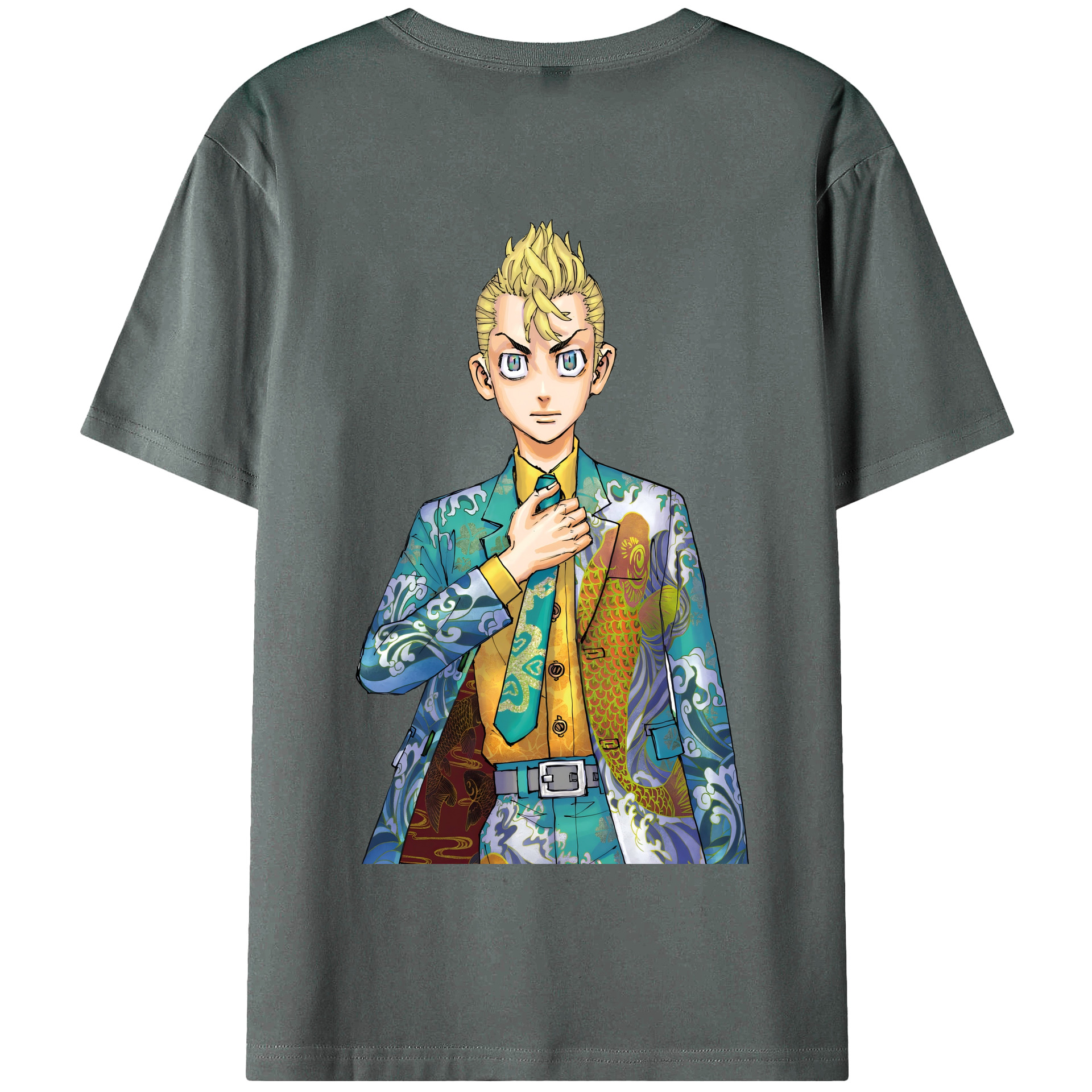 （画像用） 東京リベンジャーズ Tokyo Revengers 綿100％半袖Tシャツ（背面プリント）